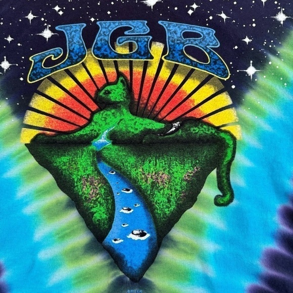 Jerry Garcia Band Grateful Dead tie dye t shirt men’s L tts - Picture 5 of 8